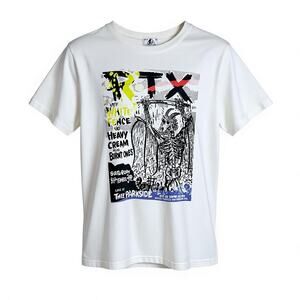 Hysteric Glamour RTX Royal Trux Japan White Graphic T-Shirt Small - $195 retail